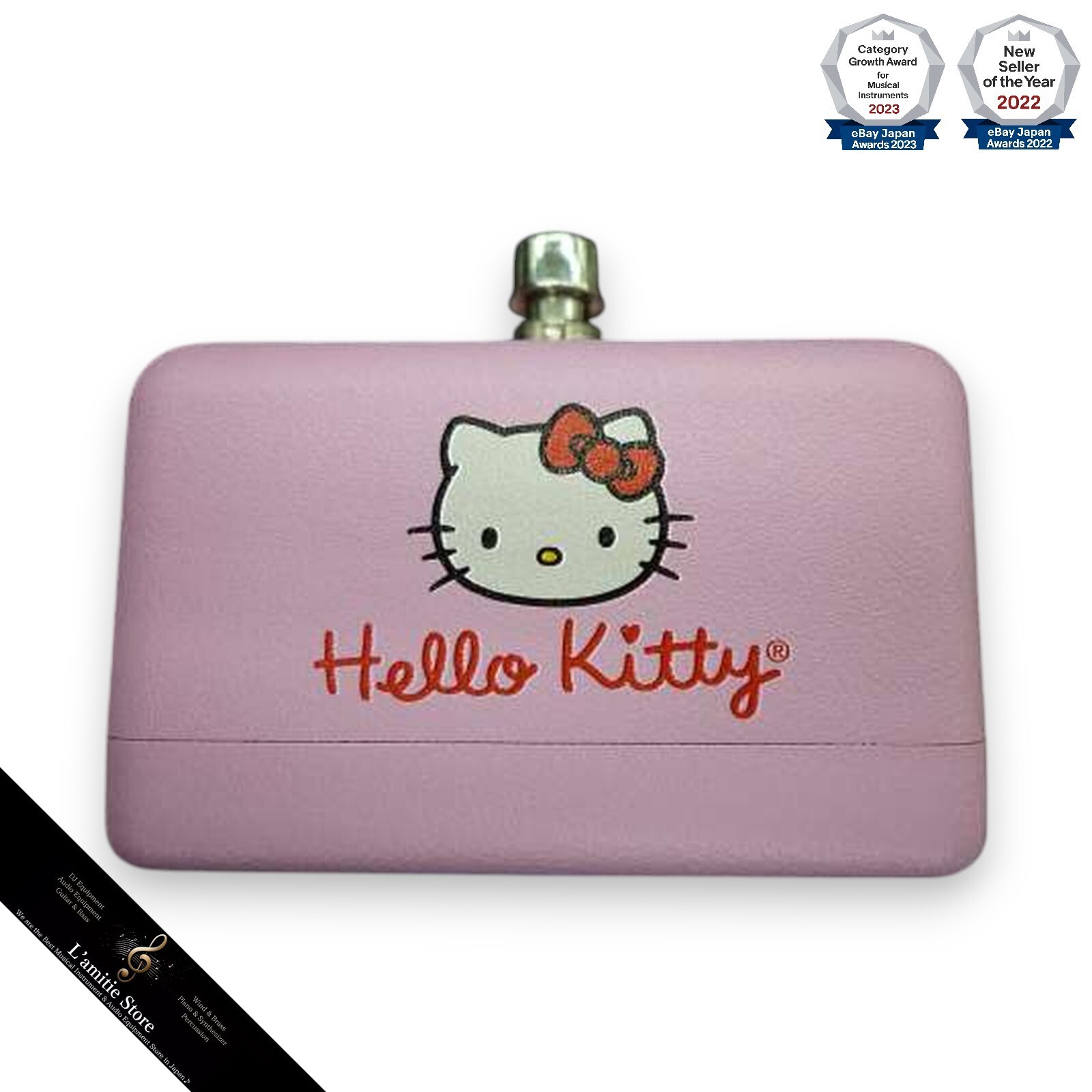 Fender x Hello Kitty Fuzz Guitar Effect Pedal Compact Effector Limited Pink JP