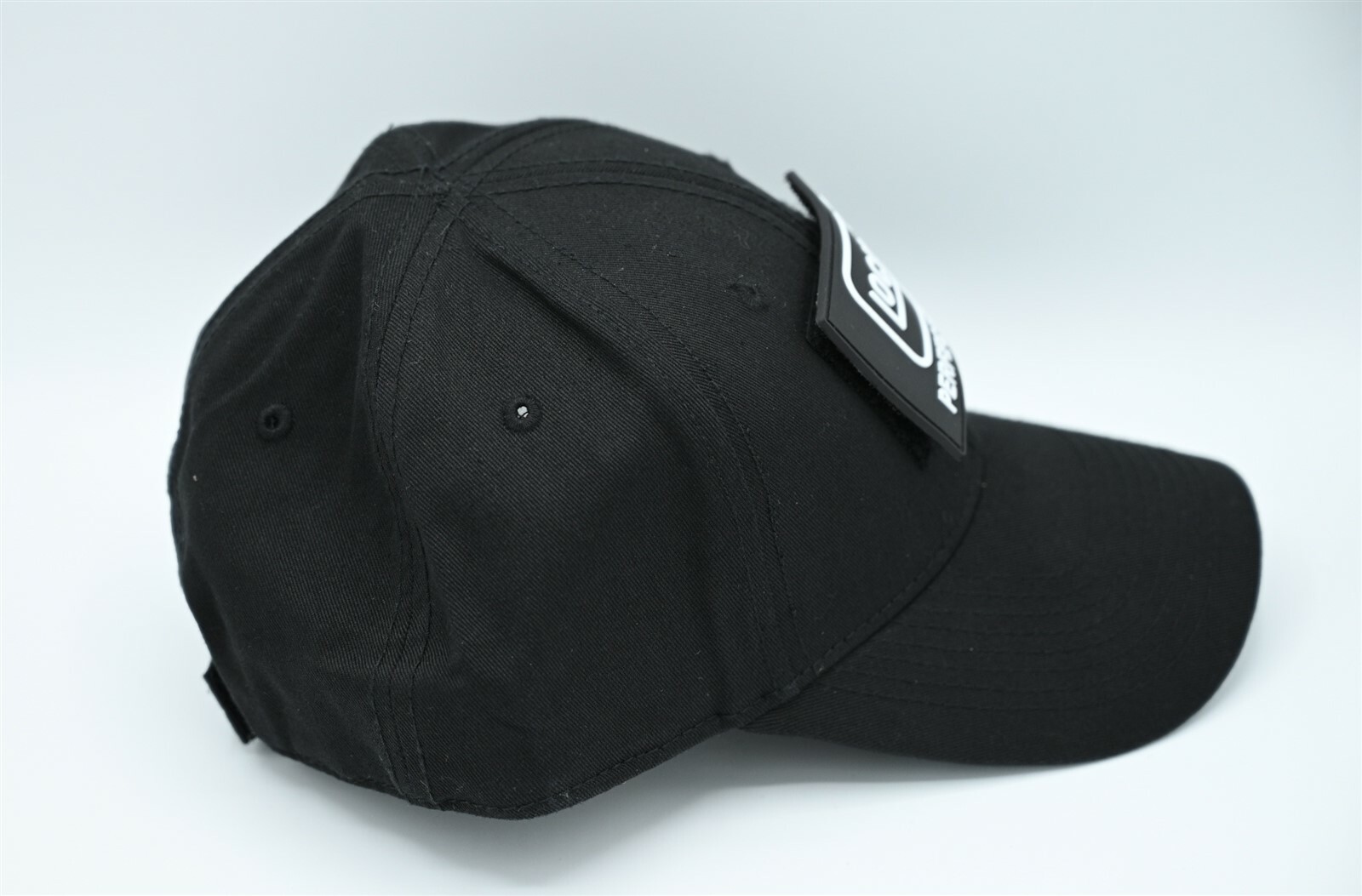 GLOCK PERFECTION BLACK LOGO PATCH HATBASEBALL CAP 17 19 22 23 26 27 42 43X 45 48