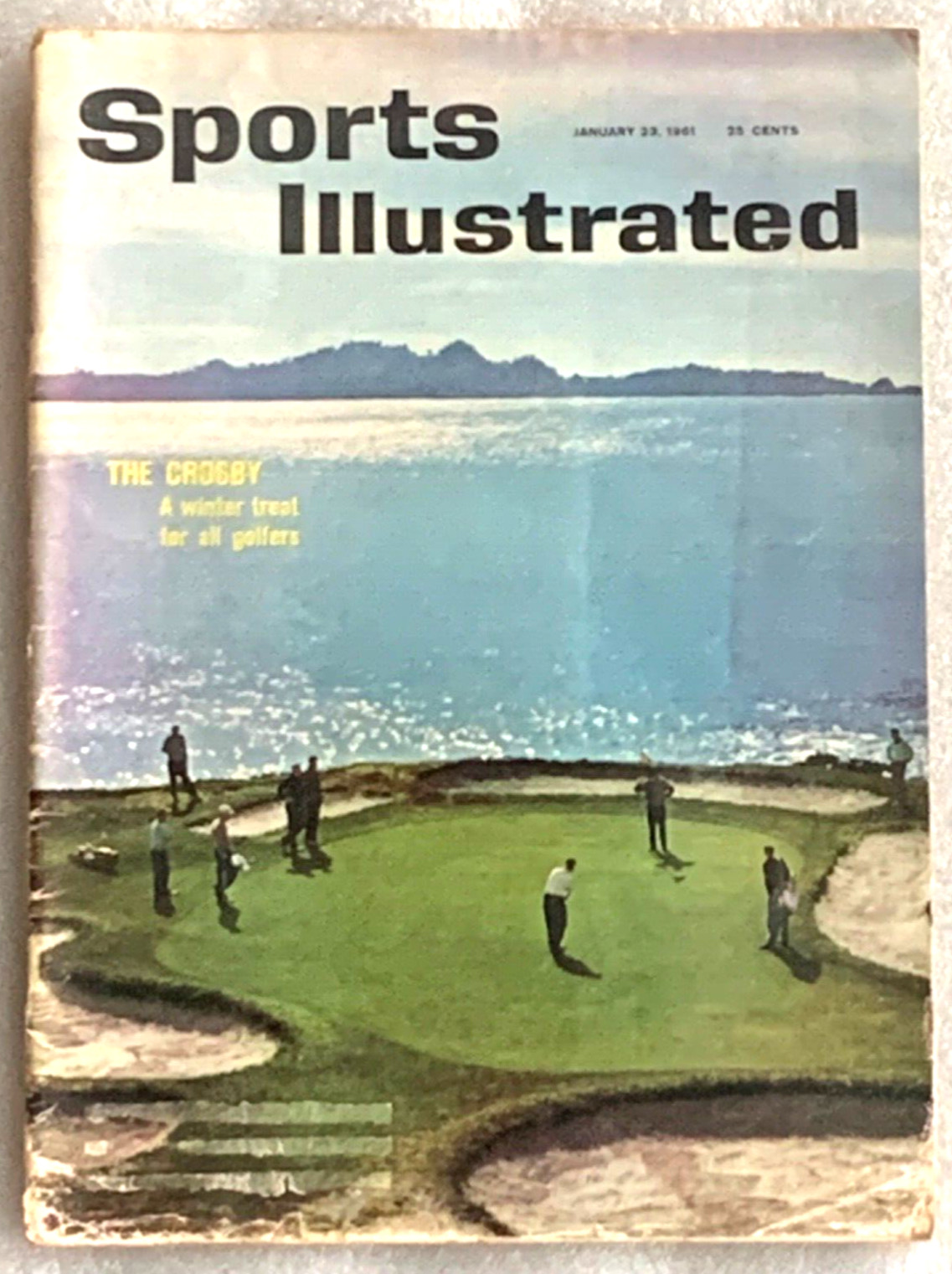 THE CROSBY PRO AM GOLF TOURNAMENT  PEBBLE BEACH  1961  SPORTS ILLUSTRATED