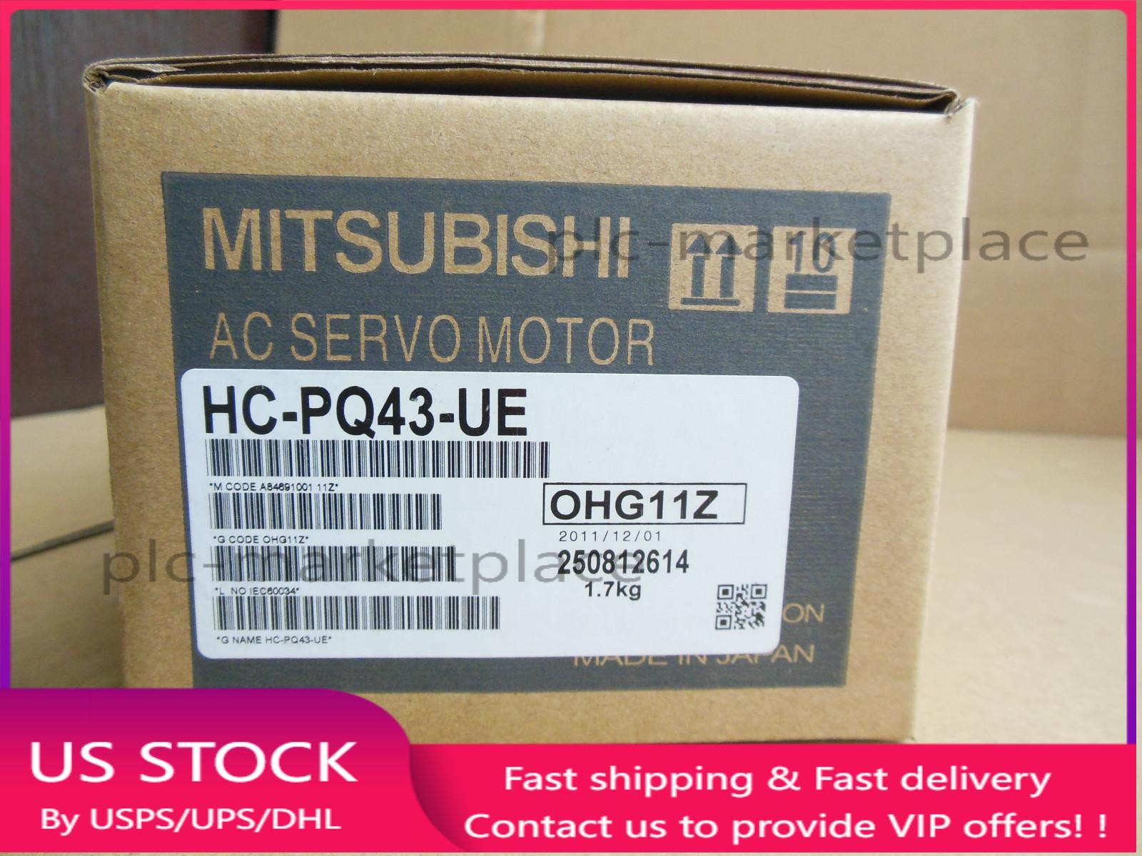 Mitsubishi HC-PQ43-UE Servo Motor HCPQ43UE New In Box Fast Shipping  US Free TAX