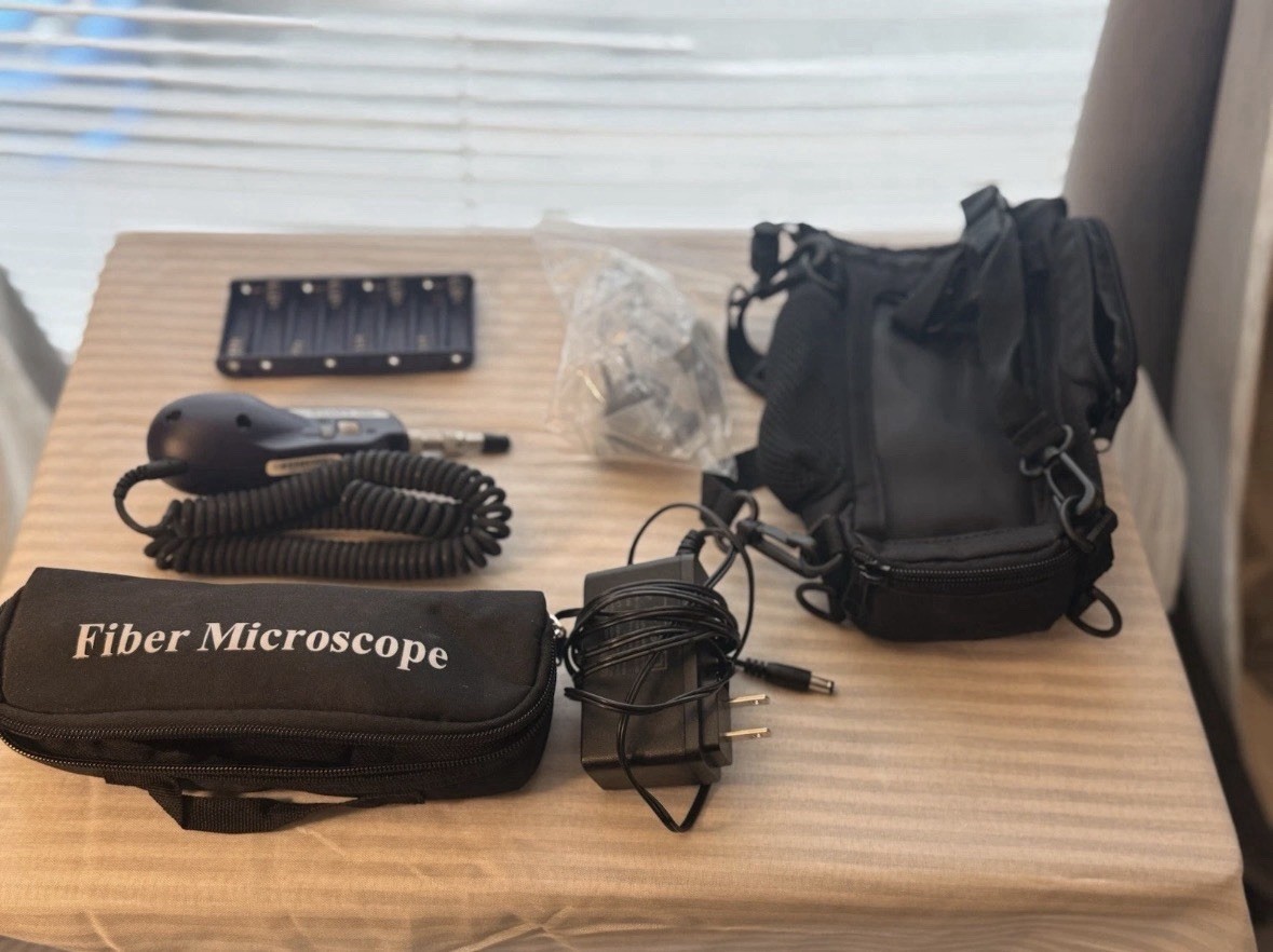 VIAVI OLP-87 PON Power Meter Kit + Fiber Microscope + Accessories Bundle