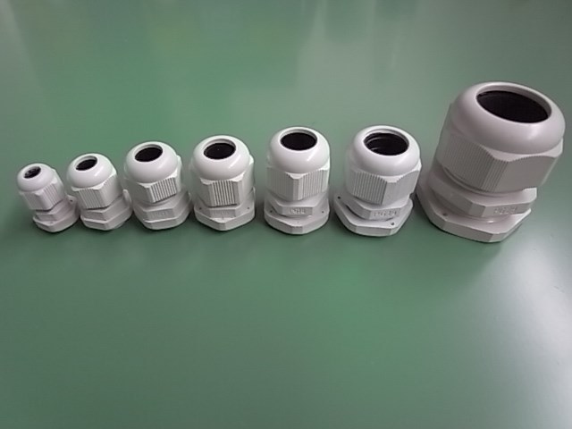 10 pieces cable gland PG 7 white ETPG7