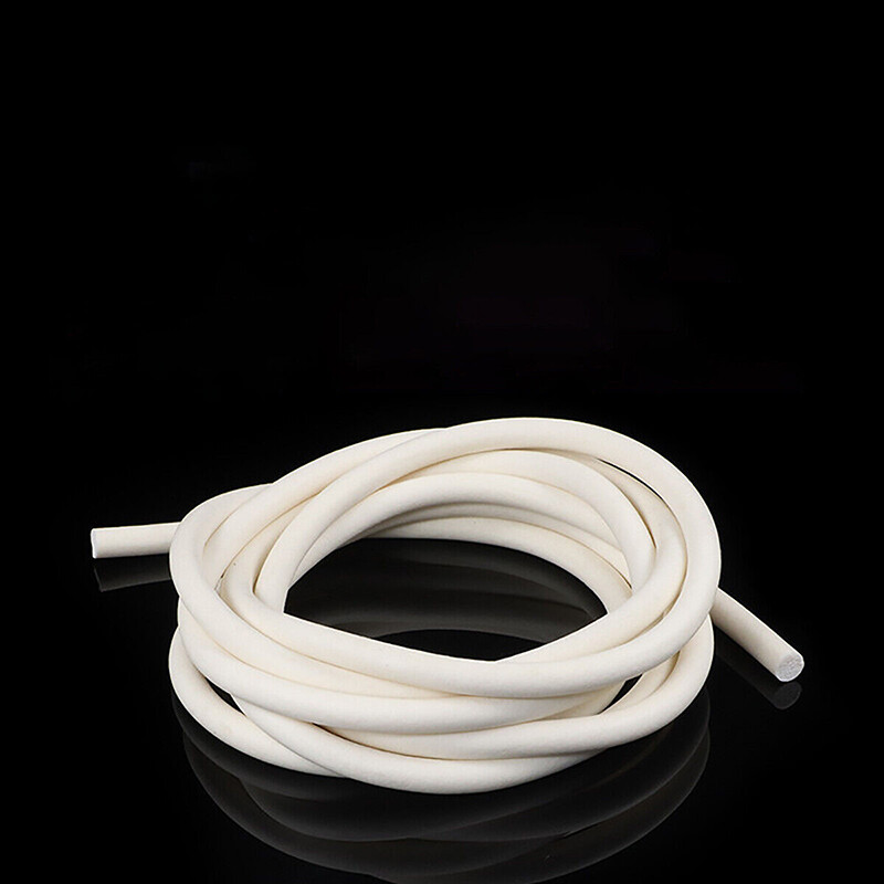 Silicone Rubber Cord White Round Strip Solid Rubber Strip Sealing Strip 1mm~25mm