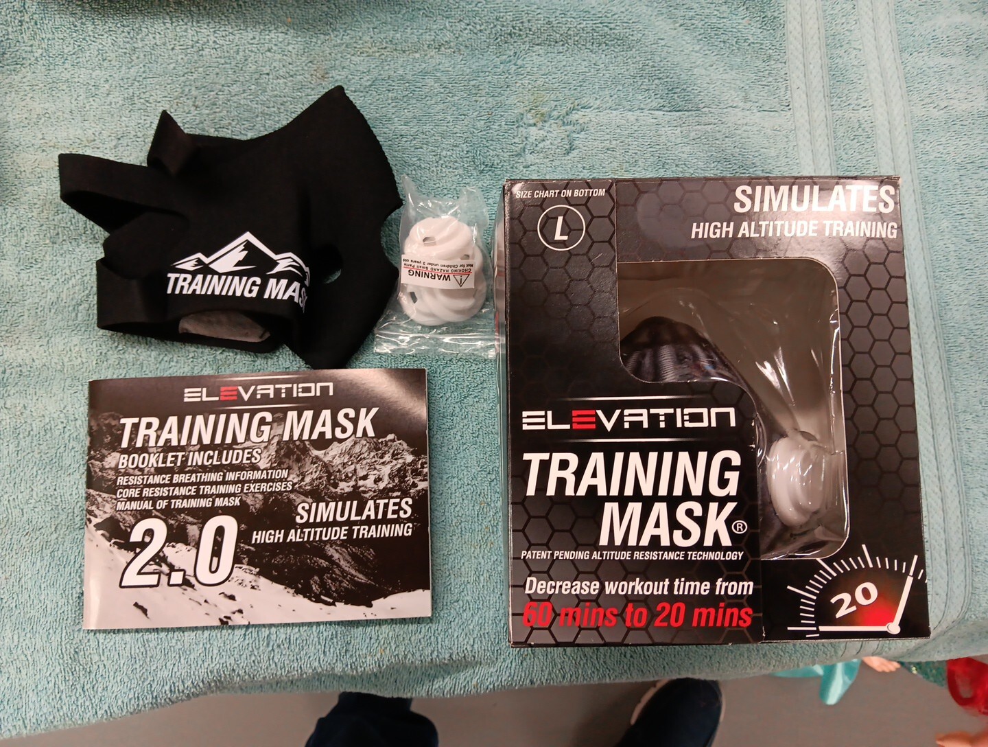Elevation Training Mask High Altitude Simulation Size Medium Open Box New