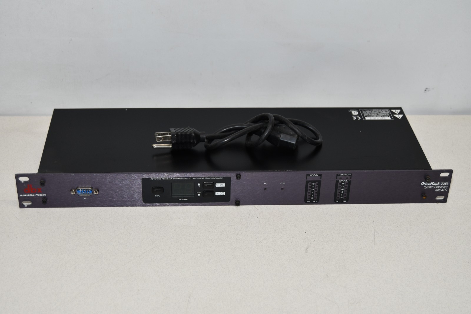 ^ dbx DriveRack 220i System Processor w/ AFS Advanced Feedback Suppression
