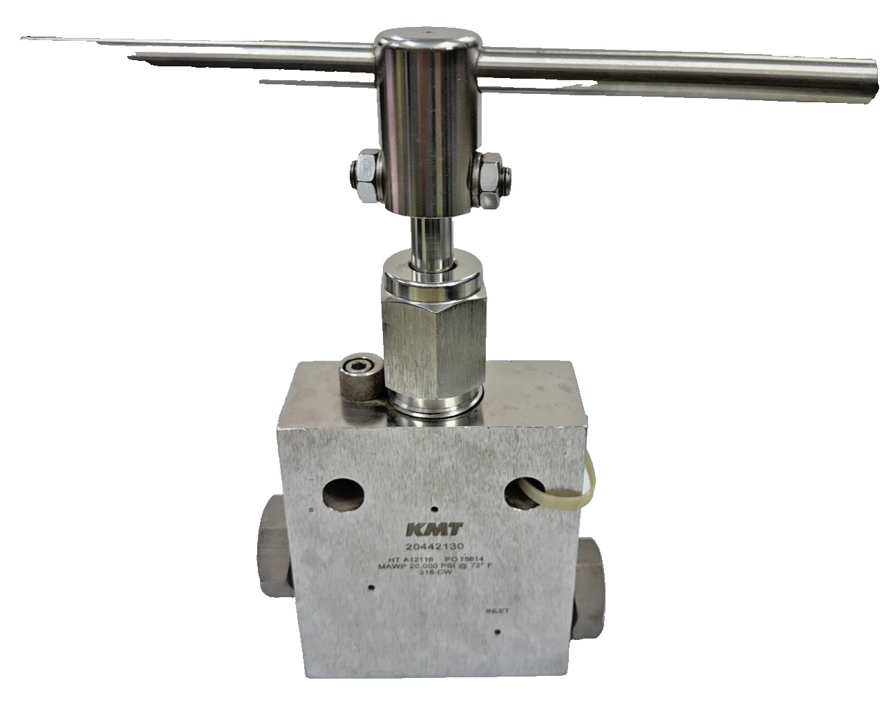 KMT P/N 20443120 High Pressure Needle Valve Hastelloy  MAWP 20,000 psi