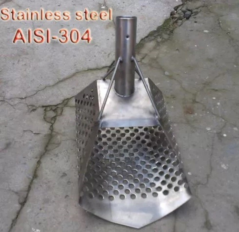 Sand Scoop " 6-GRANIK  10m" Metal Detector Tool from Genuine Stainless Steel !!!