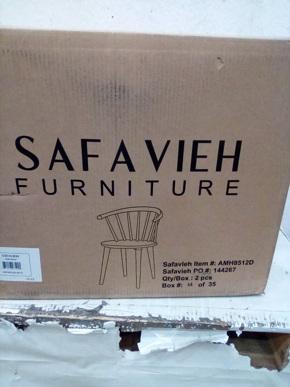 Safavieh BLANCHARD SIDE CHAIR, Reduced Price 2172729832 AMH8512D