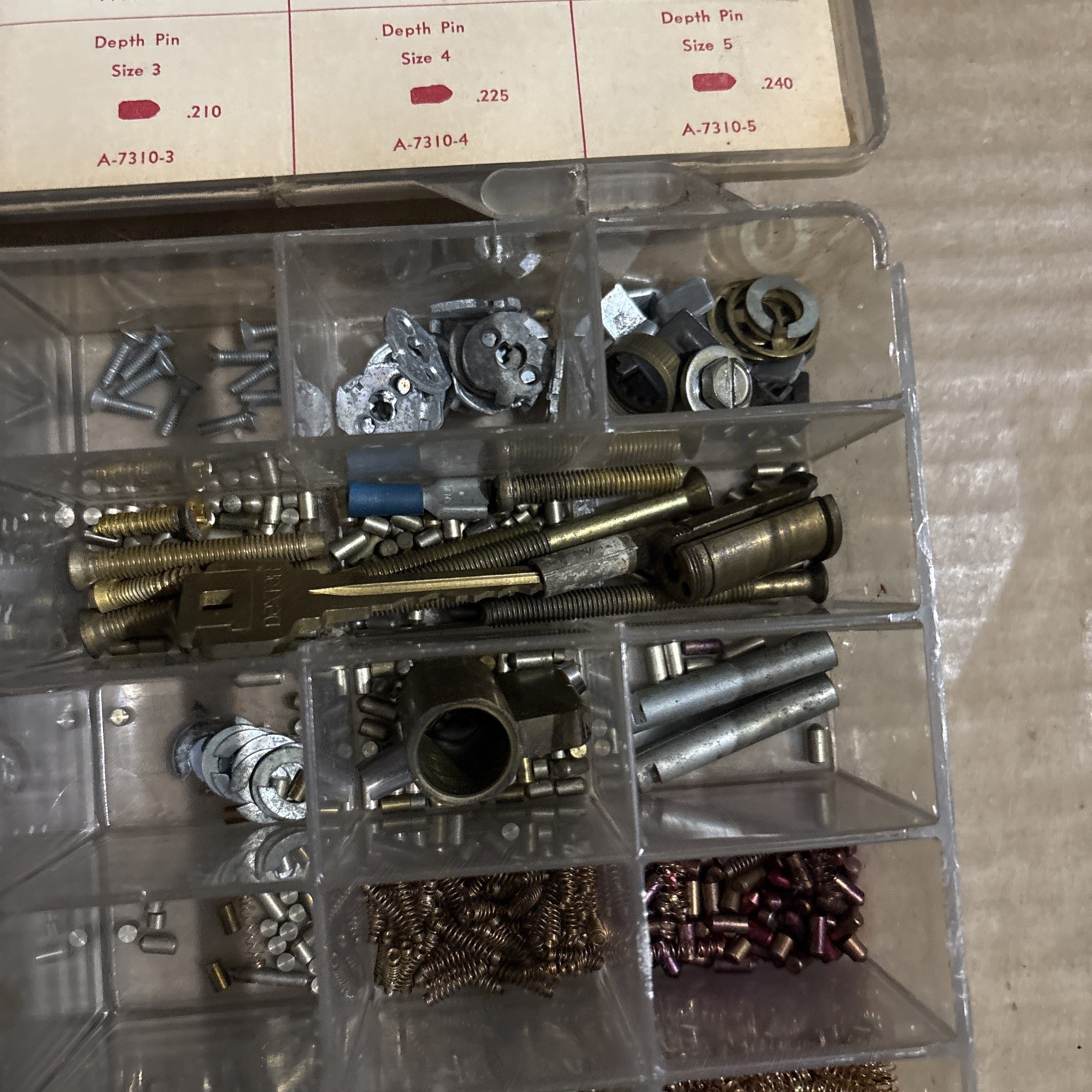 Vintage-Used-Dexter Locks-No. 2800 Keying Kit