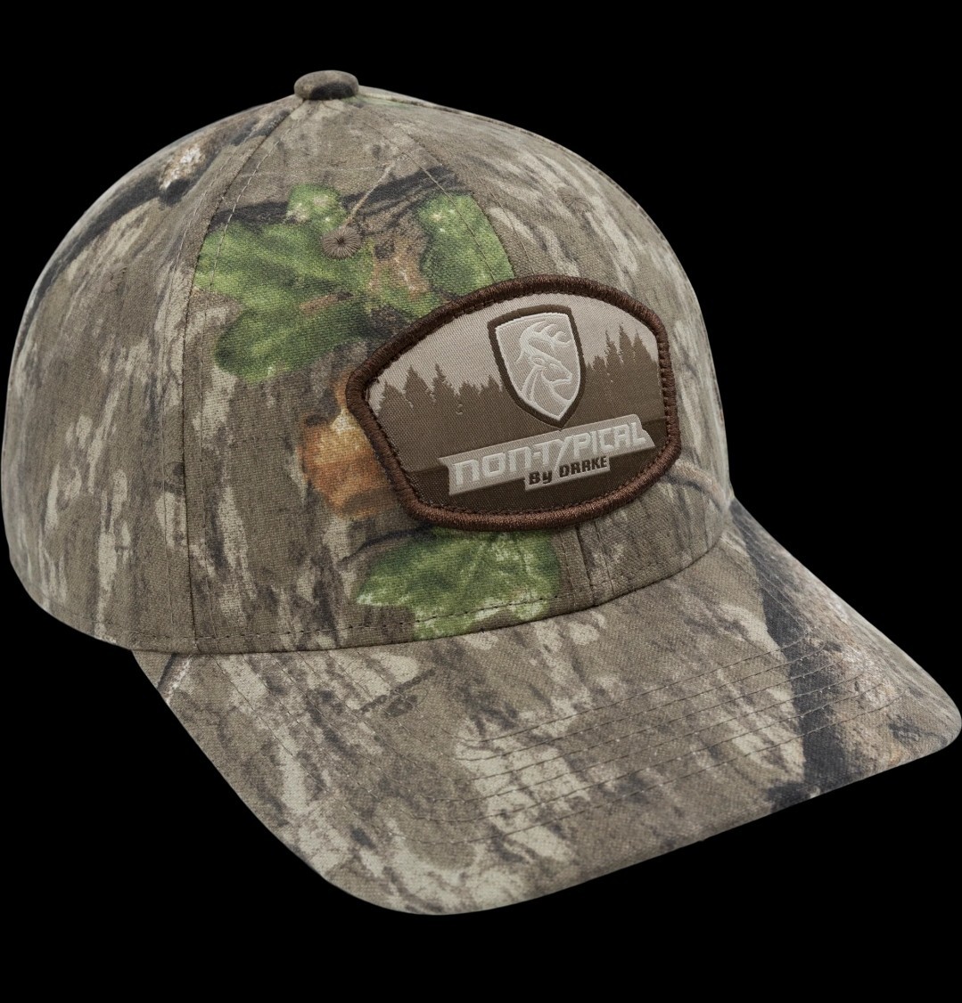 Drake Waterfowl Non Typical Camo Winter Back Hat Trucker Ball Cap Deer Hunting