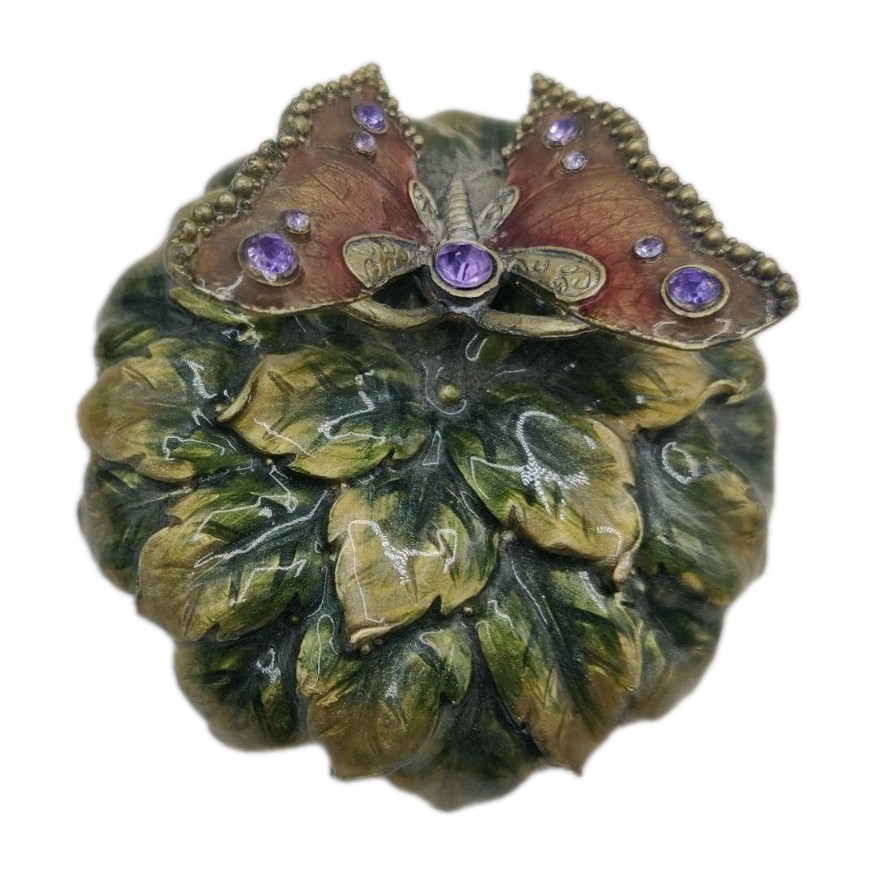 Fluttering Butterfly Trinket Box Lid Replacement