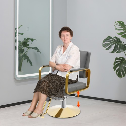 360° Salon Chair Hair Stylist Barber Chair Hair Salon Barber Chair Adjustable