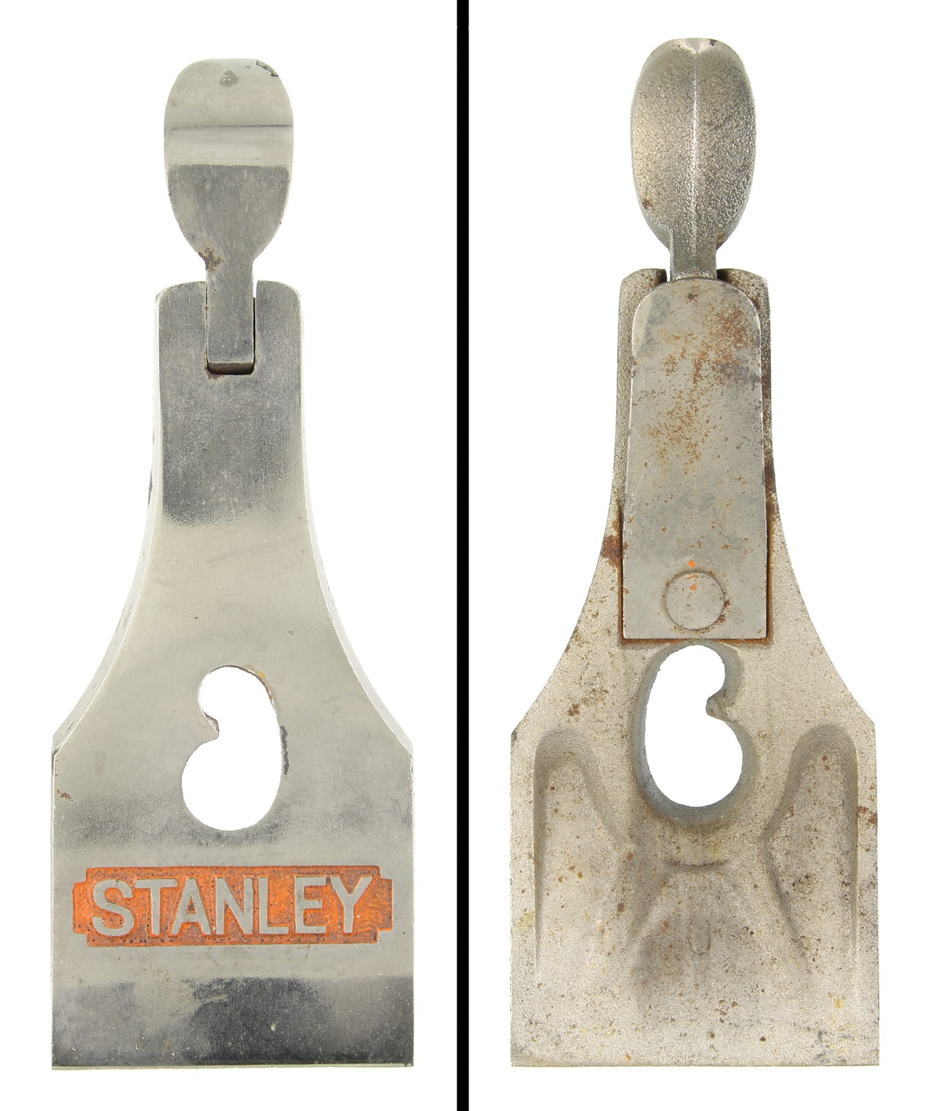 Orig. Nickel Plated Cap for Stanley No. 4 & 5 Bench Planes - 95% - mjdtoolparts