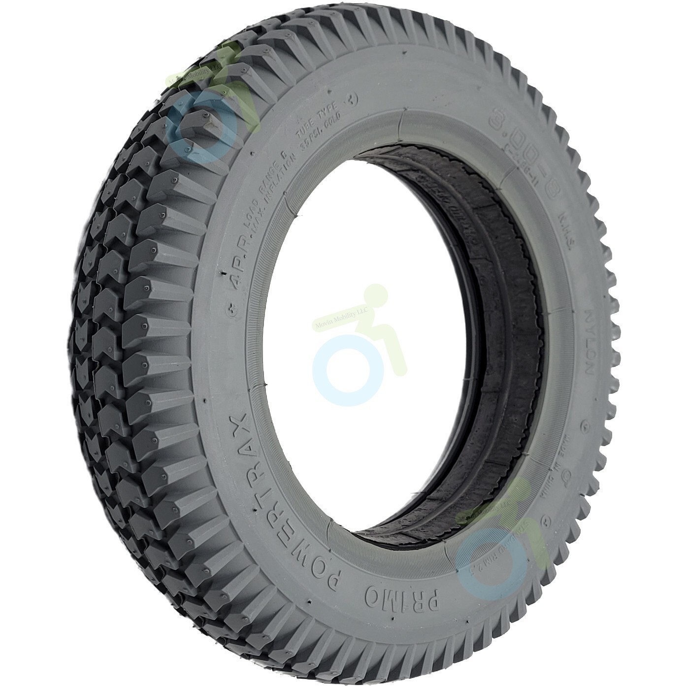 Permobil 3.00-8 Primo Powertrax Power Wheelchair Tire (F3 Corpus and F5 Corpus)