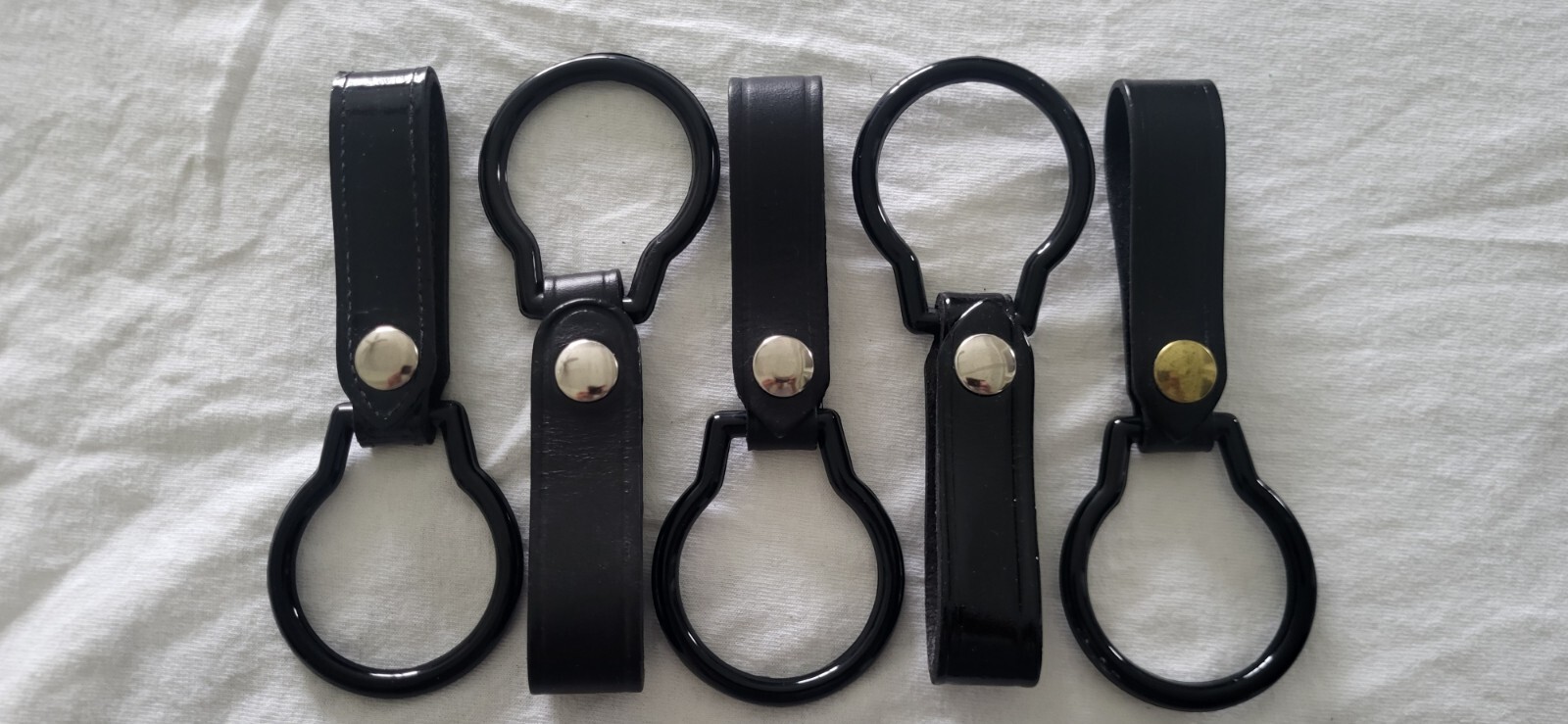 Leather flashlight holde (3pack). Made by Pando Leather. Qty discounts..