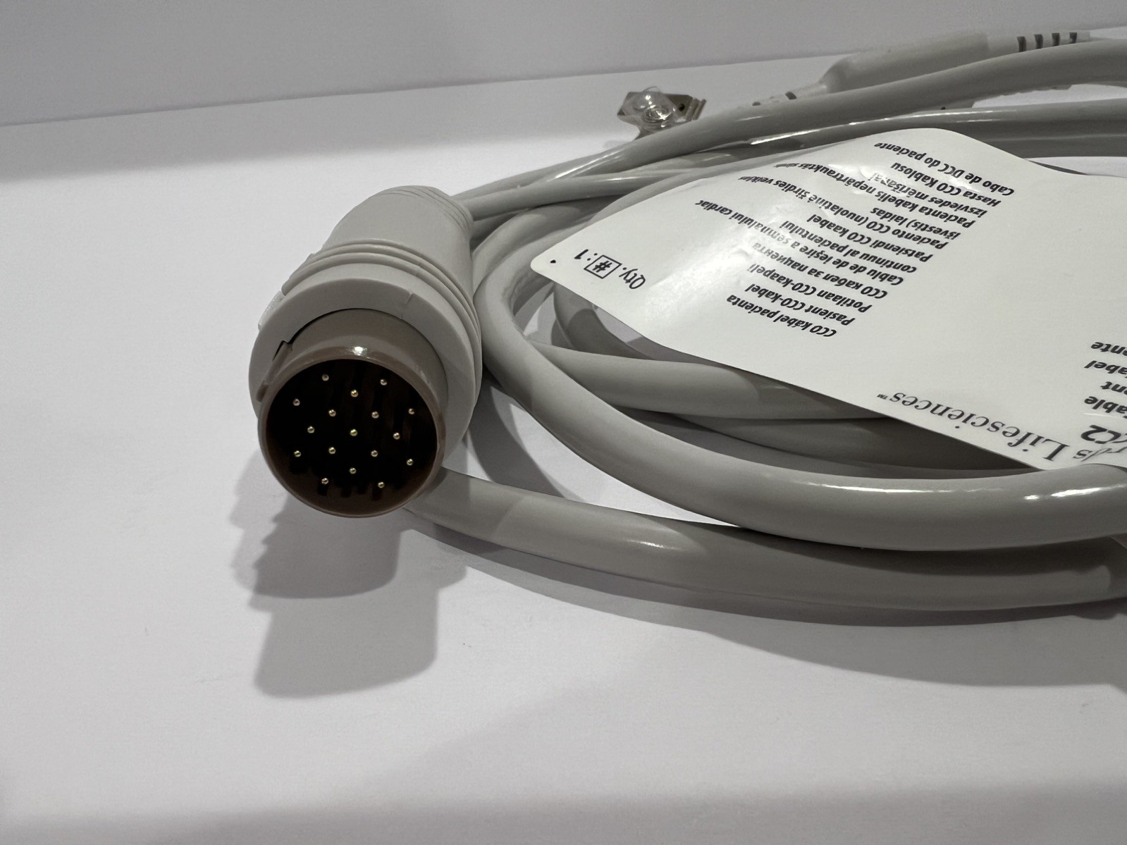 Edwards Lifesciences Patient CCO Cable REF 70CC2 Used cable