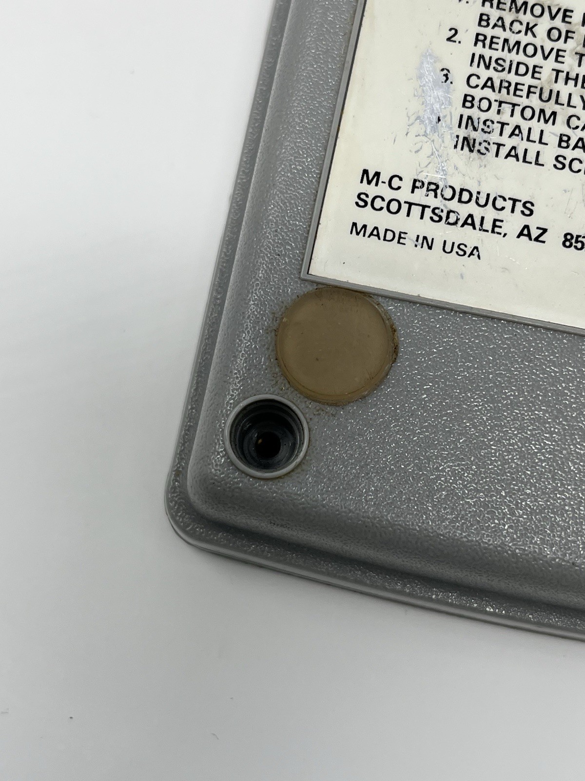 M-C Products Model 450K Digital Thermometer Temperature Indicator Untested USA