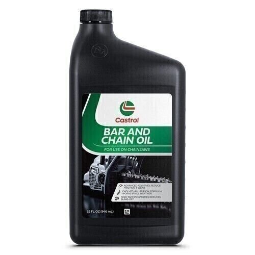 Castrol 215309 Bar and Chain Oil For Chainsaws – All Season Formula – Case of 12