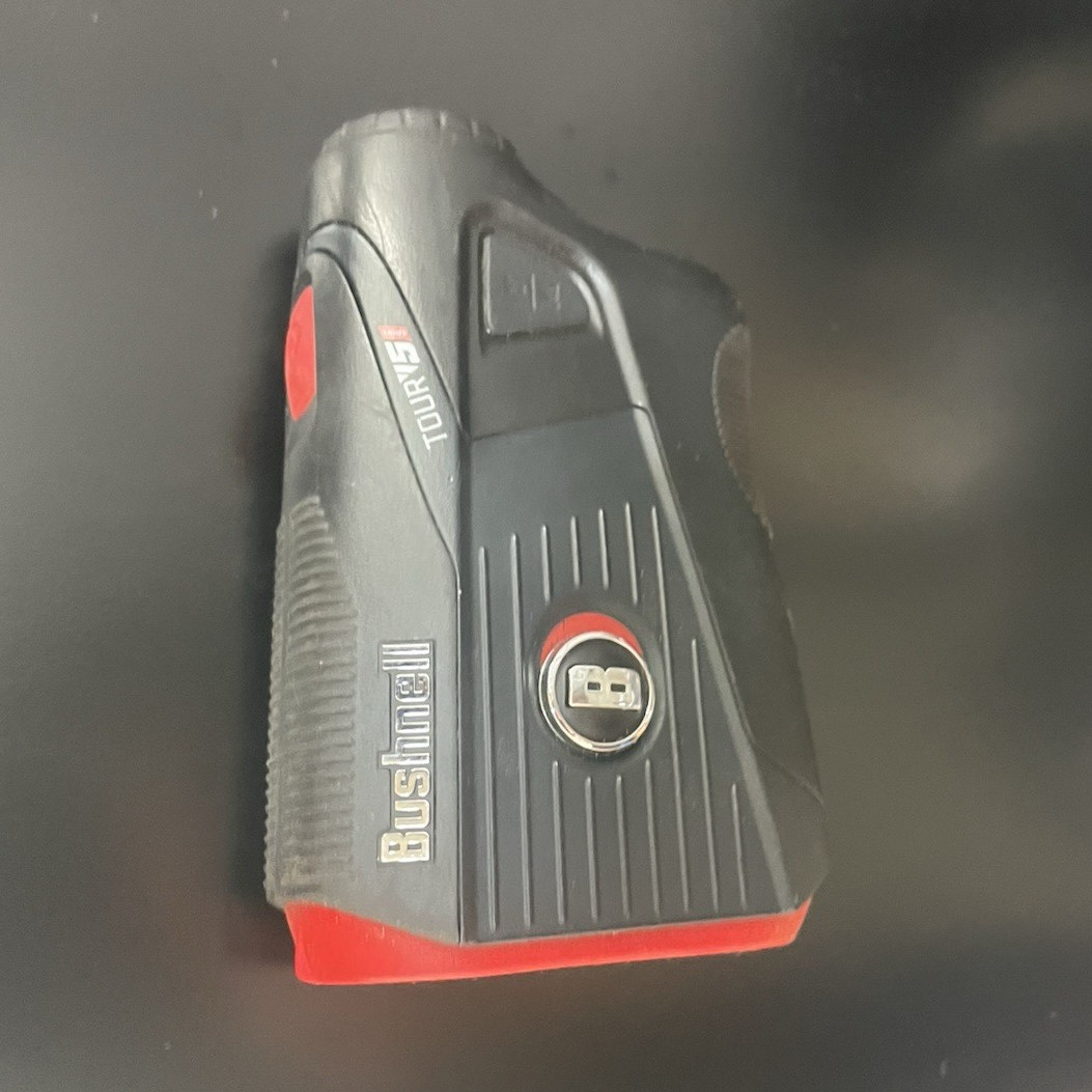 Bushnell Tour V5 Golf Laser Rangefinder w/ Jolt Technology, Black/Red
