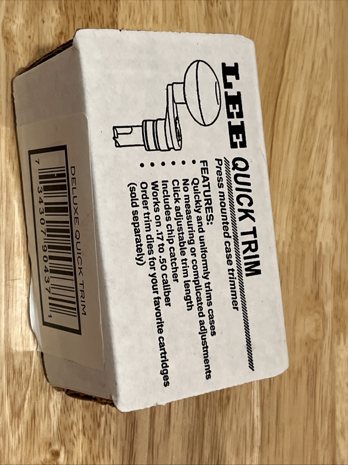 Lee Deluxe Quick Trim Case Trimmer - 90437 Reloading Opened Box