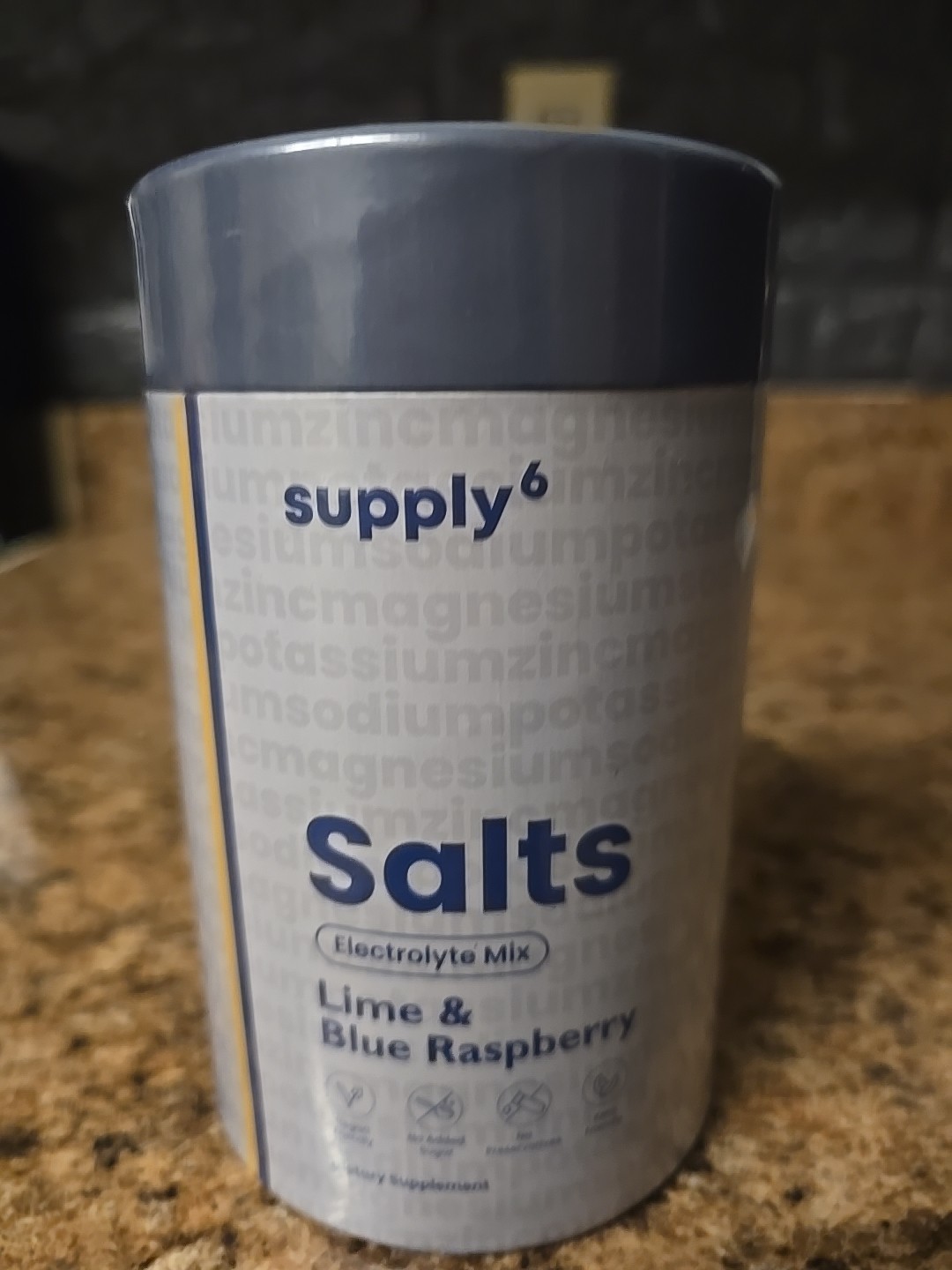 Supply6 Salts Electrolyte Mix Lime &Blue Raspberry Electrolytes - 18 Servings