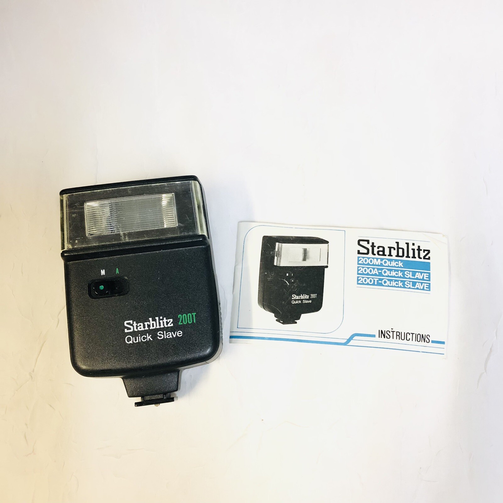 Starblitz 200T Quick Slave Electronic Flash Unit NOT TESTED Parts/Repair ONLY