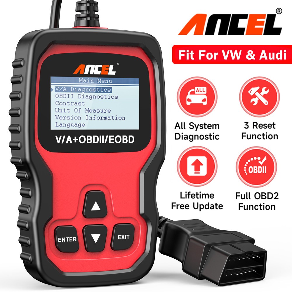 Automotive Diagnostic Tool All System OBD2 scanner Fit for VW Audi Oil/EPB Reset
