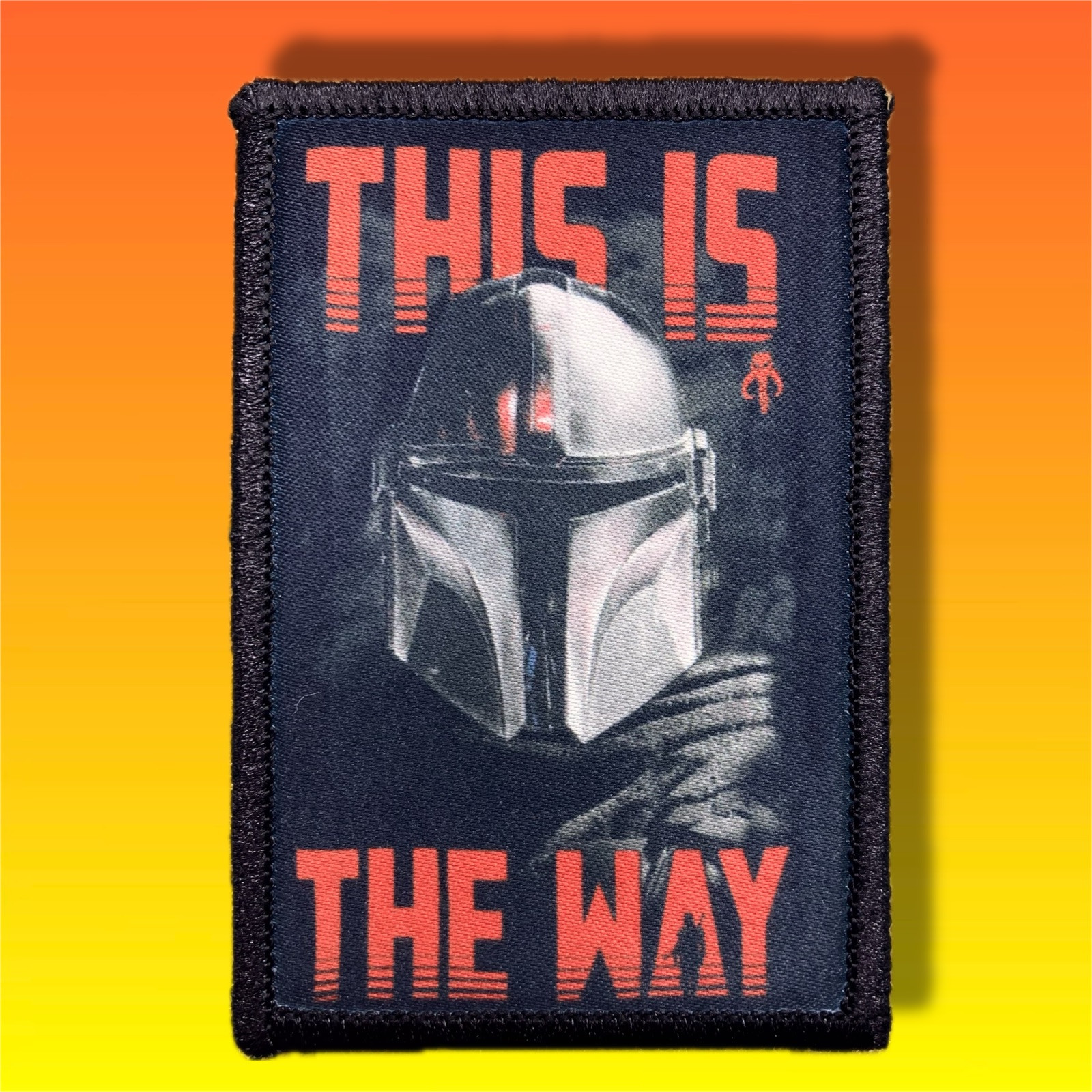 Mandalorian This Is The Way Morale Patch / Military Badge Tactical Hook &Loop 81