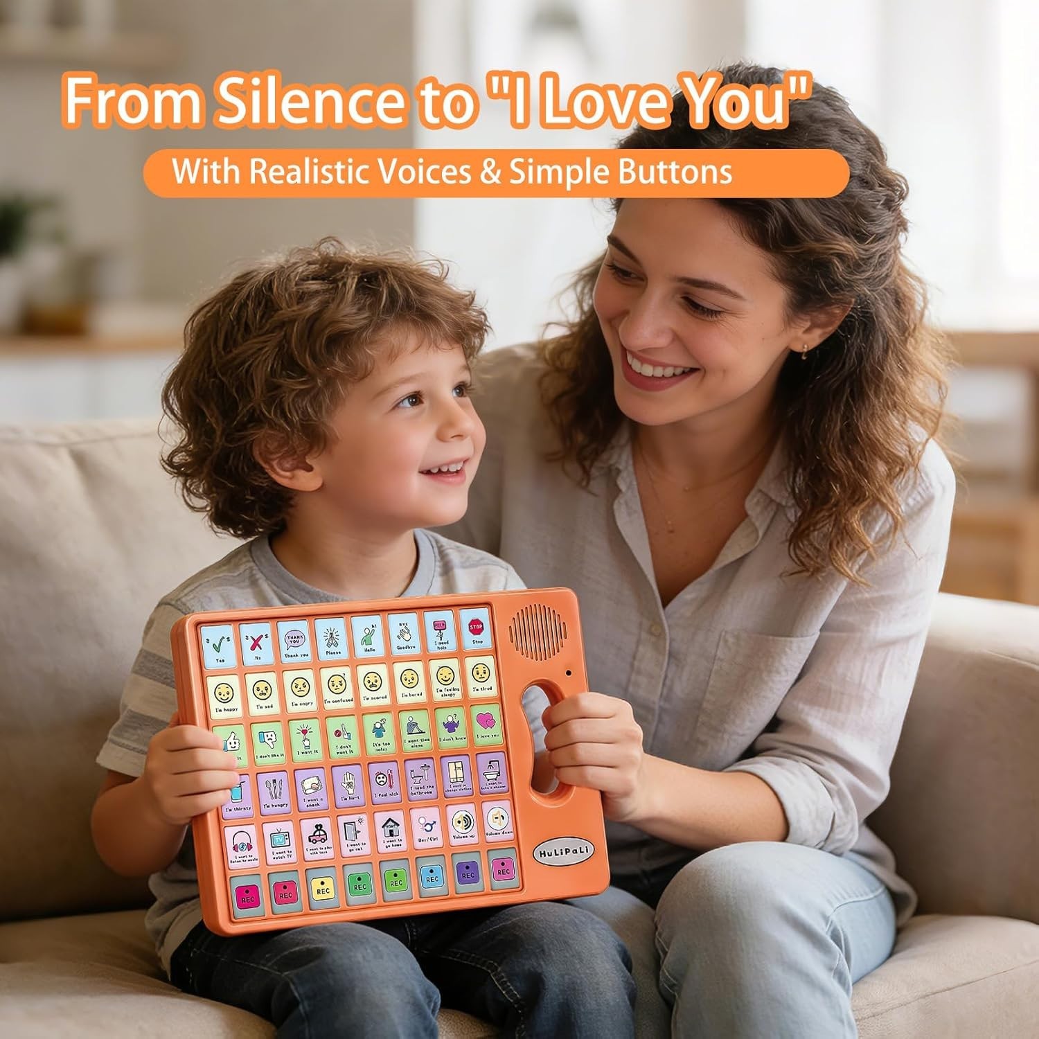 AAC Device for Autism, Non Verbal Communication Tools for Speech Therapy, Stroke