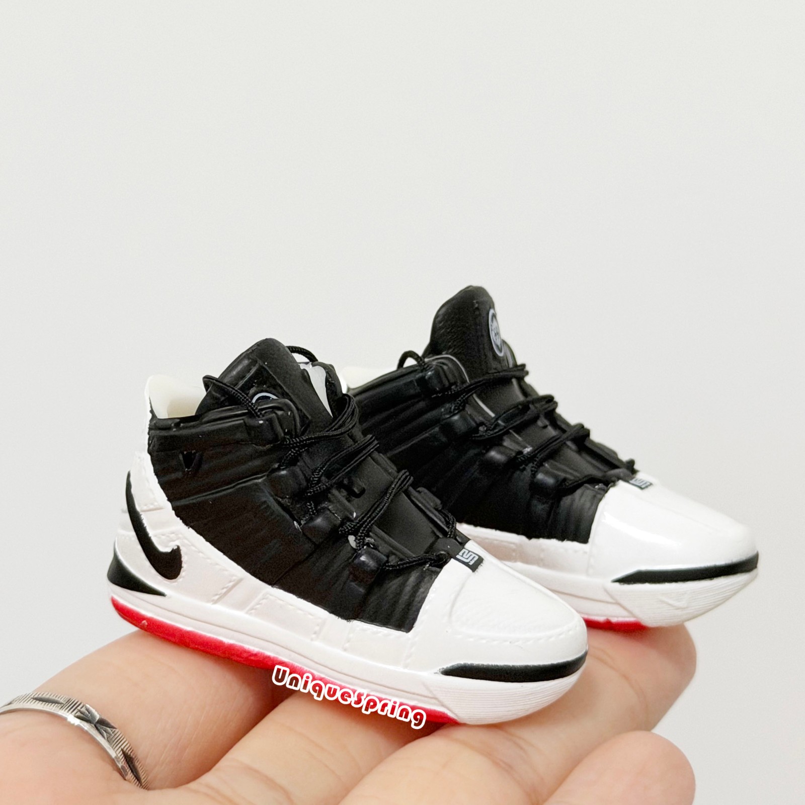 Lebron Basketball Shoes for Enterbay NBA 1/6 Sports Sneaker Black White Crimson