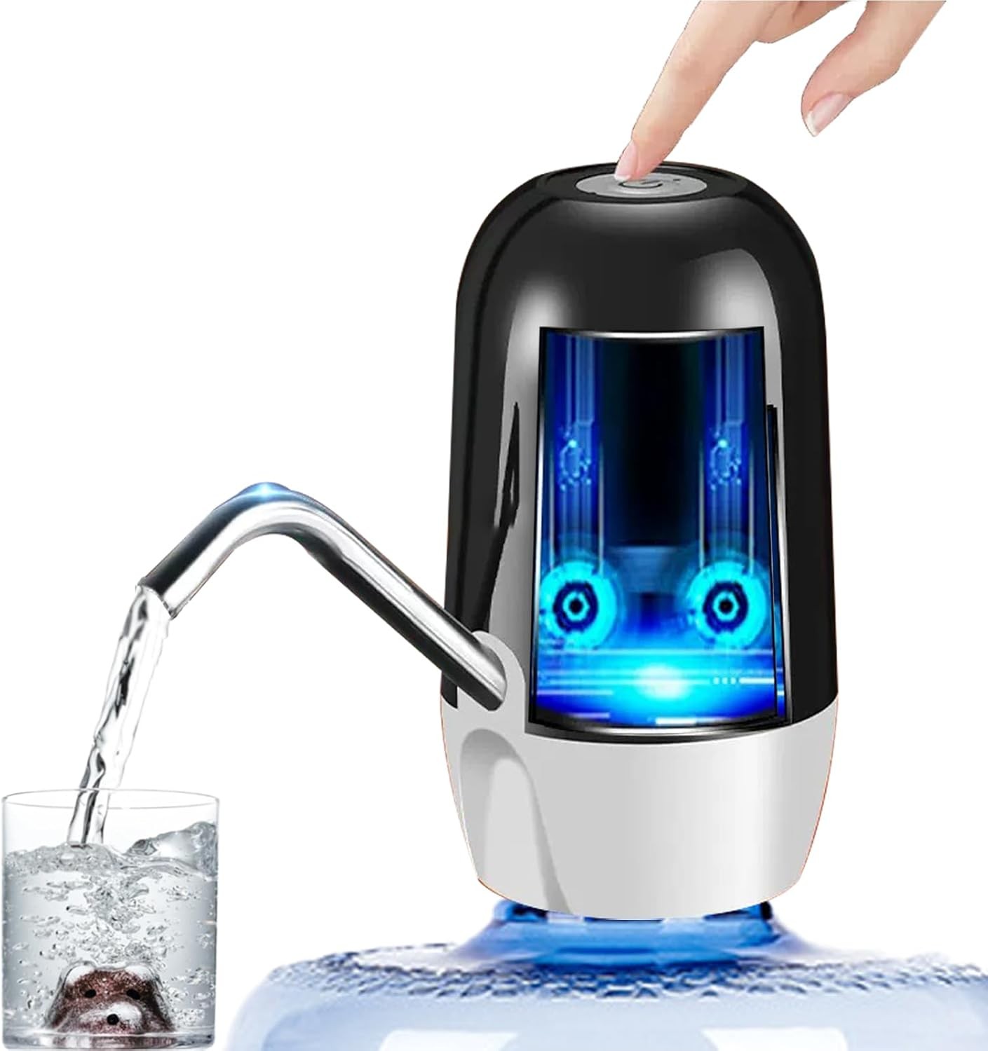 True Dual Water Pump 5 Gallon Water Dispenser,Portable High Battery Capacity ...