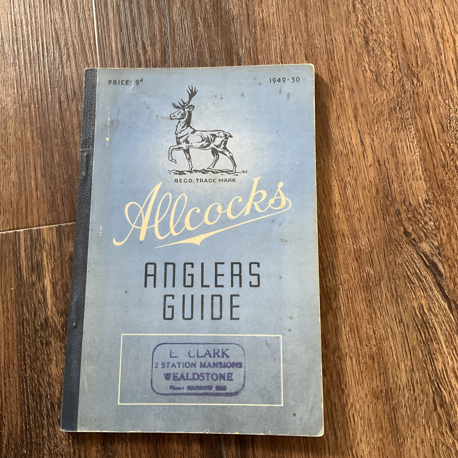 OLD ALLCOCKS ANGLERS FISHING TACKLE GUIDE 1949-50.