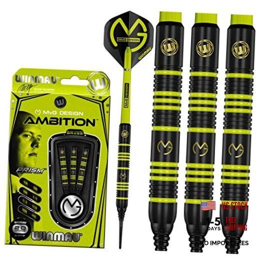 Michael Van Gerwen MvG Ambition Darts Set - Available in Soft Tip for 20g