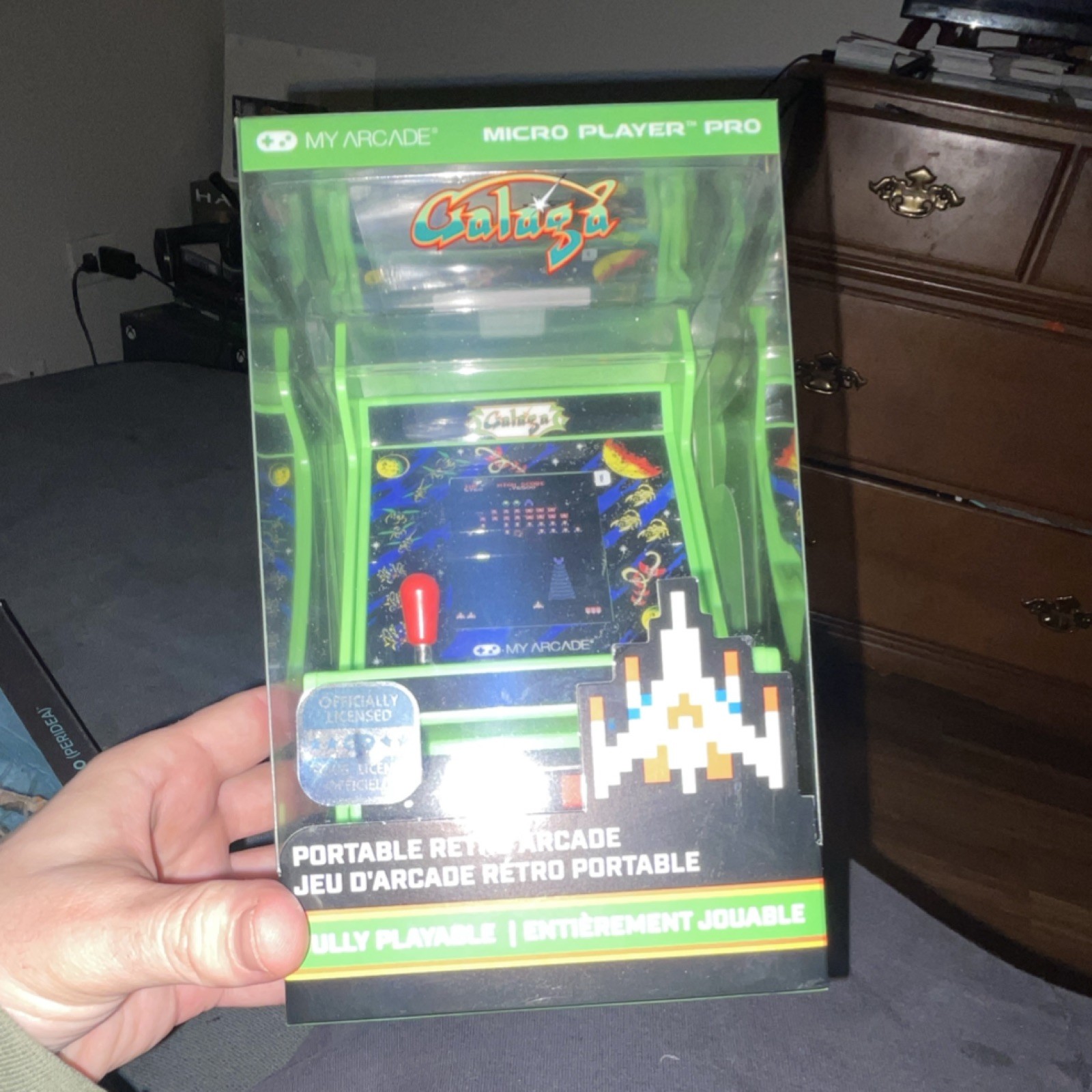 My Arcade Galaga Micro Player Pro Portable Retro Arcade Machine Reproduction