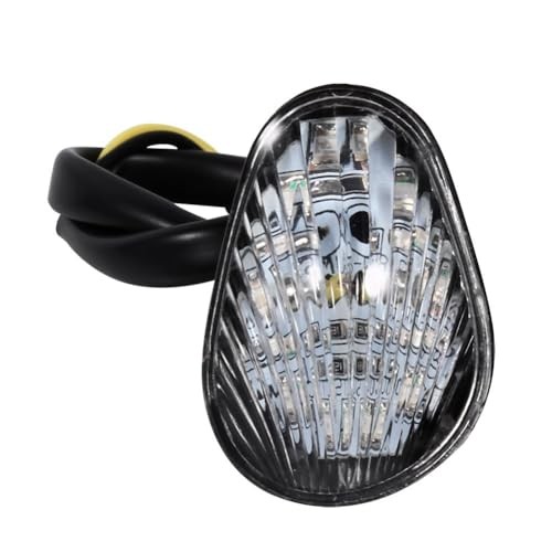 Motorcycle Turn Light, Flush Mount Turn, 1 Pair Amber Motorcycle LED Clear