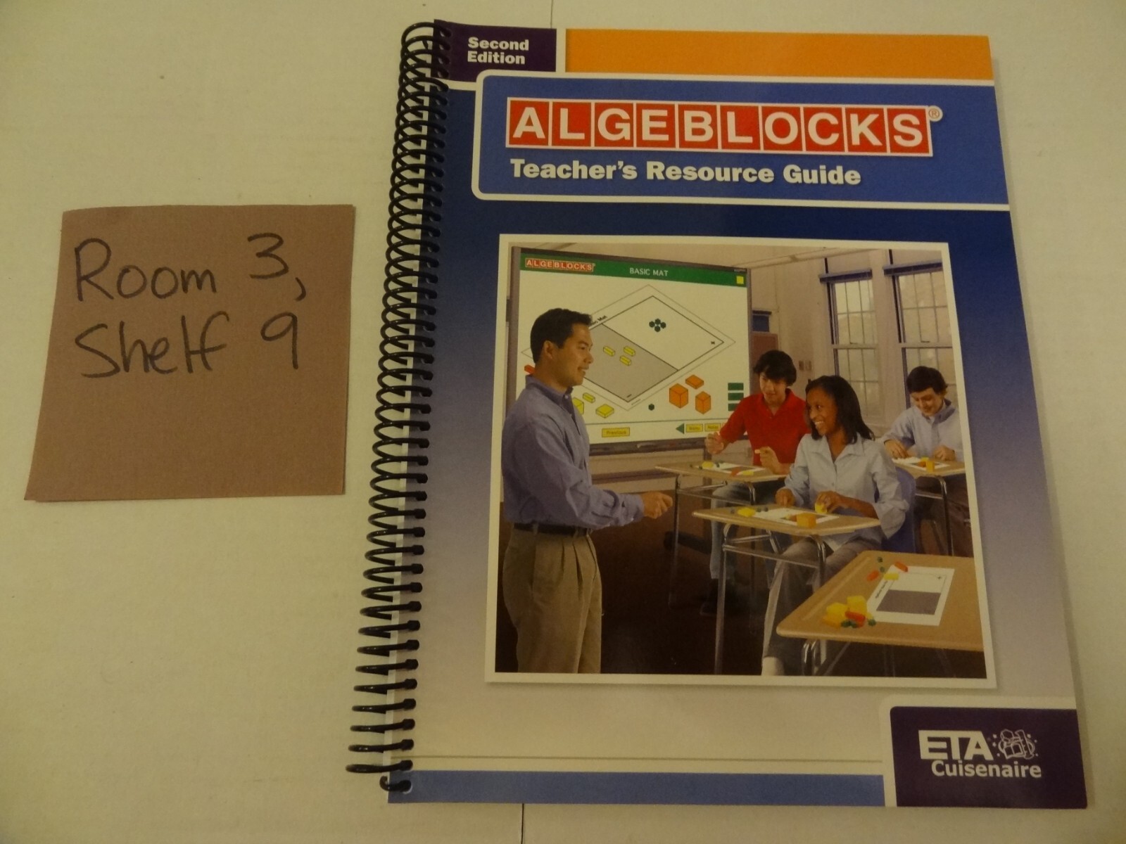 Algeblocks Teacher's Resource Guide Book with CD-ROM by ETA Cuisenaire as Shown
