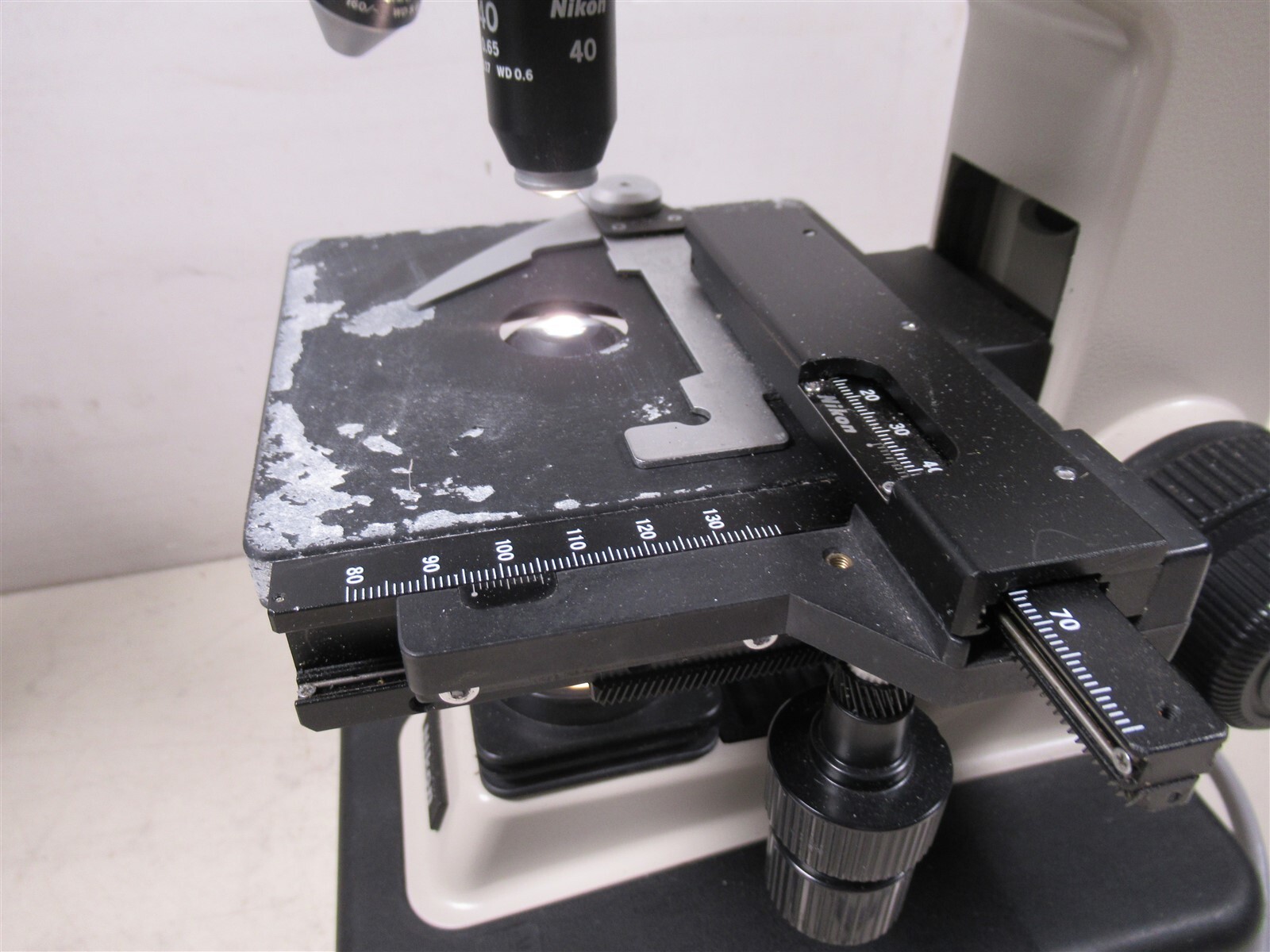 Nikon YS2-T Alphaphot Binocular Microscope w/ Eyepieces & 3 Objective Lenses