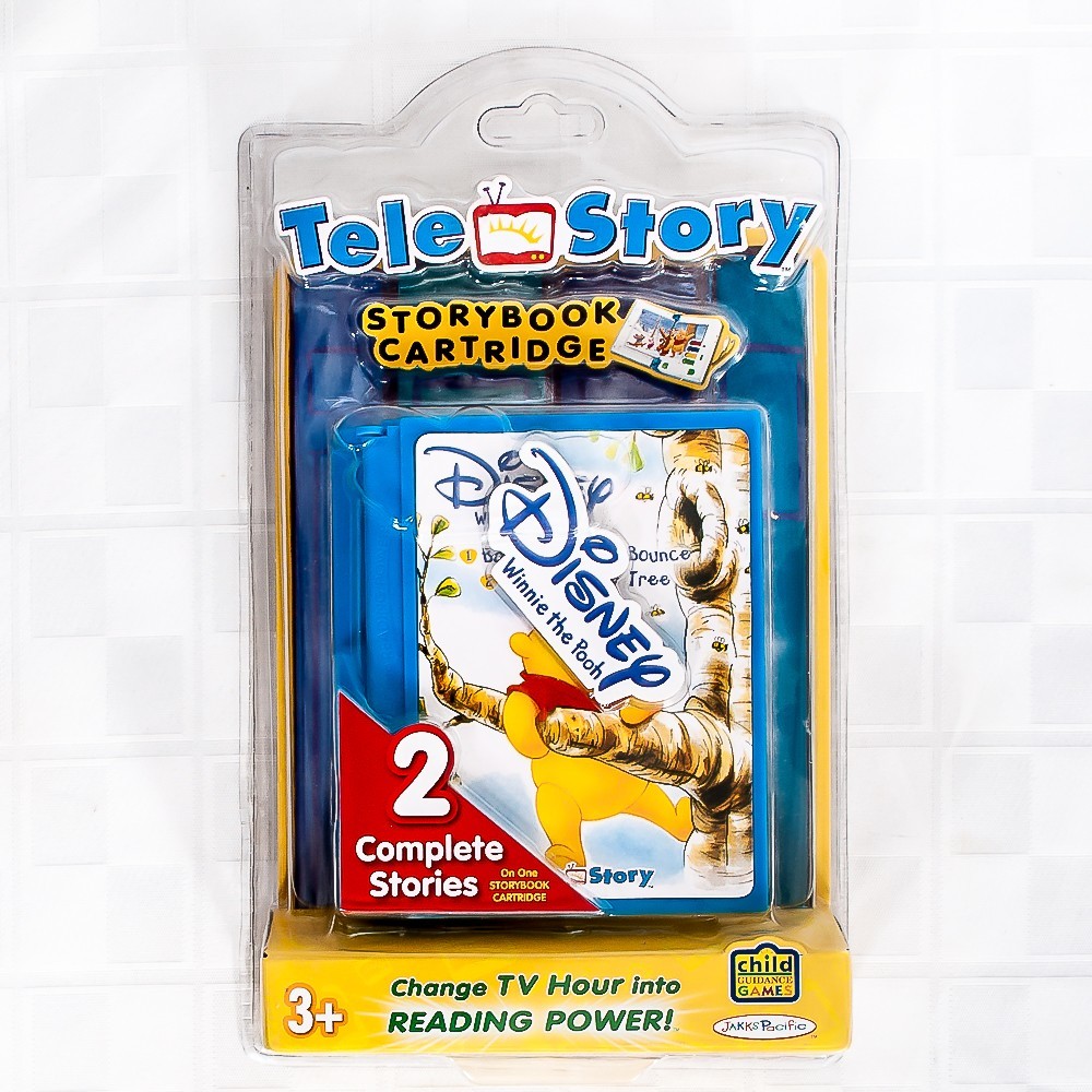 Disney Winnie The Pooh Tele Story Storybook Cartridge 2 Stories JAKKS Pacific