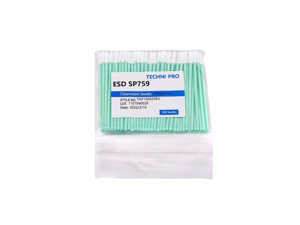Techni-Pro TNP100025BG - PSWB759 Cleanroom ESD Polyester Knit Swab, Static