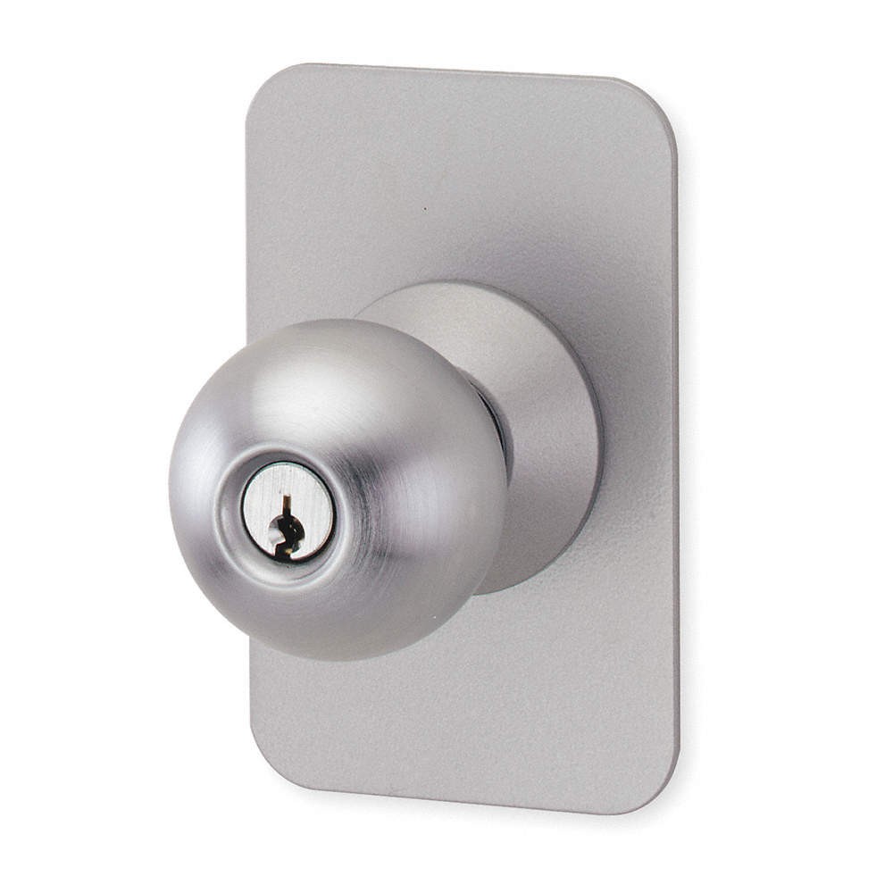 VON DUPRIN 210K US28 Knob w/Lock,22 Series,Grade 1 4WY57