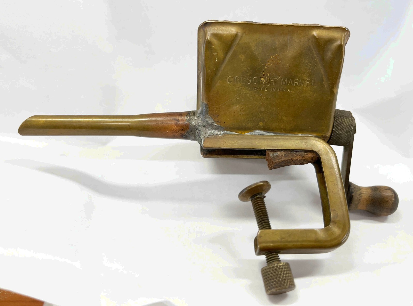 Antique Crescent Marvel Brass Cigarette Maker USA