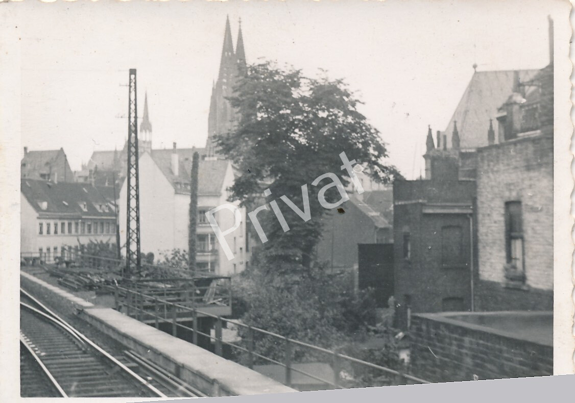 Photo WW II Wehrmacht Notre Dame Panorama Chartres France K1.10