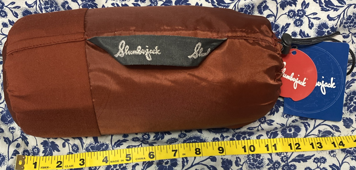 Slumberjack Warming Liner Sleeping Bag Heat Retaining 80"x 34" Hunting Camping