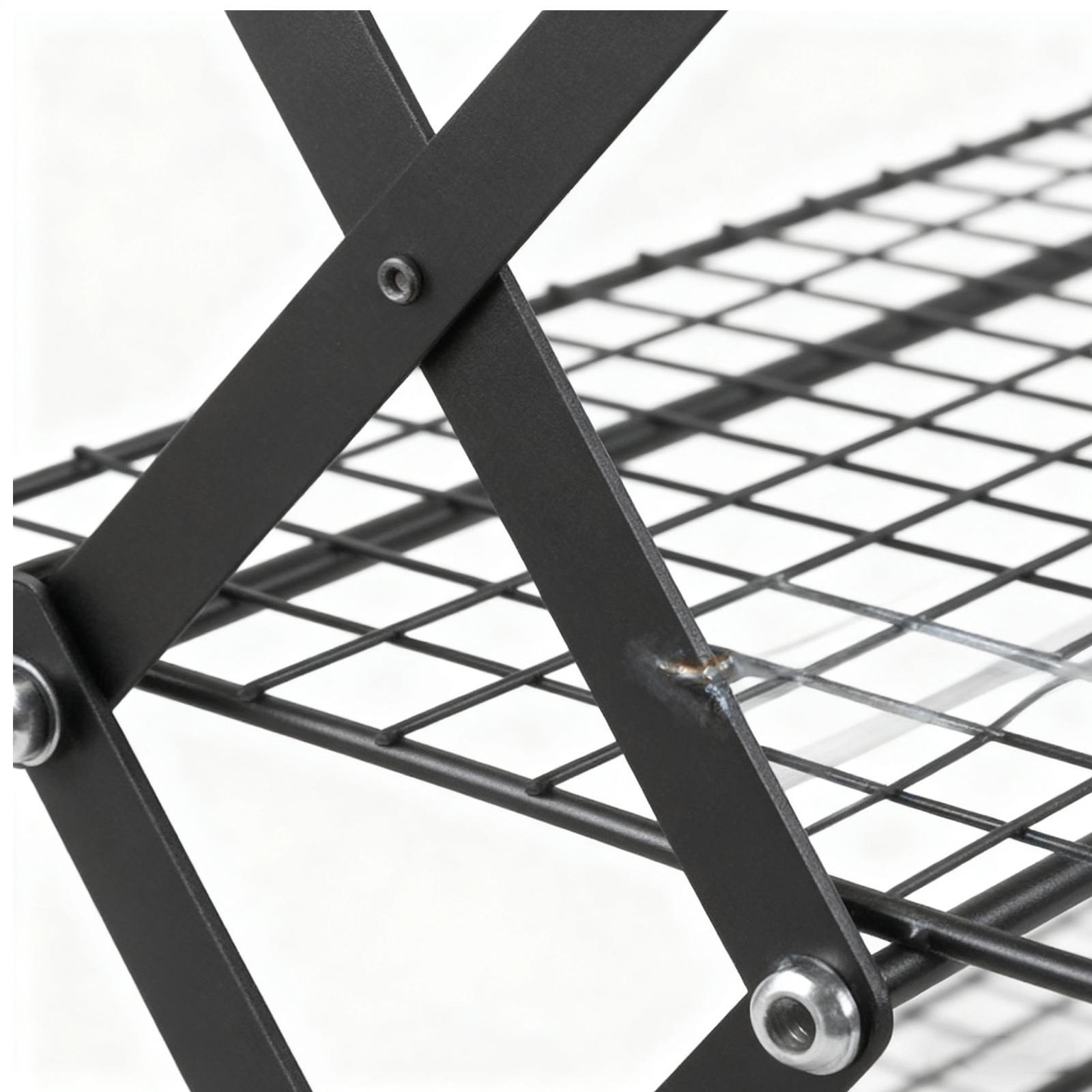 Baking Rack 4-Tier Stackable Foldable Storage Organizer Grill Rack Amicable