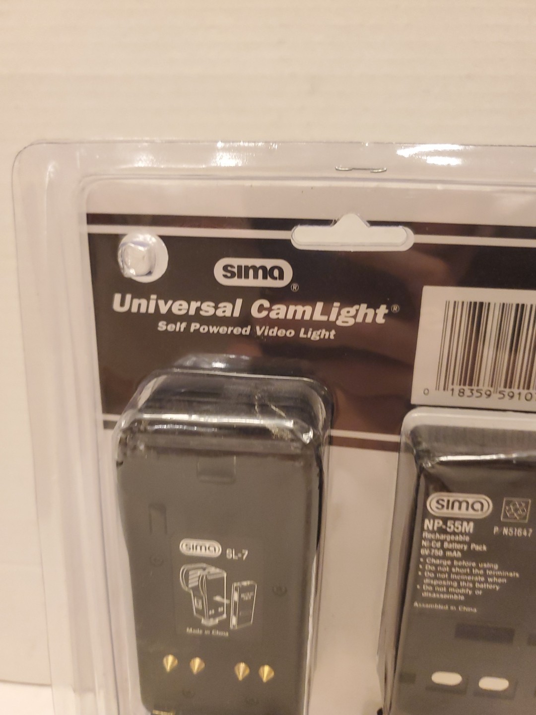 SIMA 20 WATT light for camcorder Model SL-7 for Sony, JVC, Panasonic