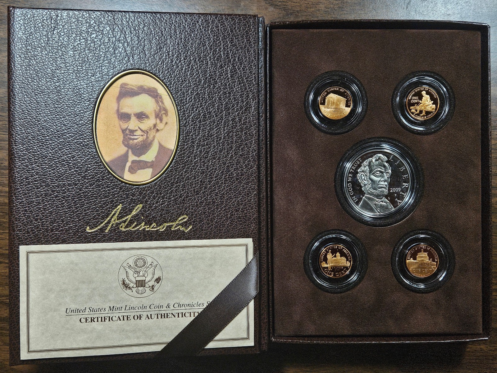 2009-S Lincoln Coin and Chronicles Bicentennial Penny Set US Mint COA