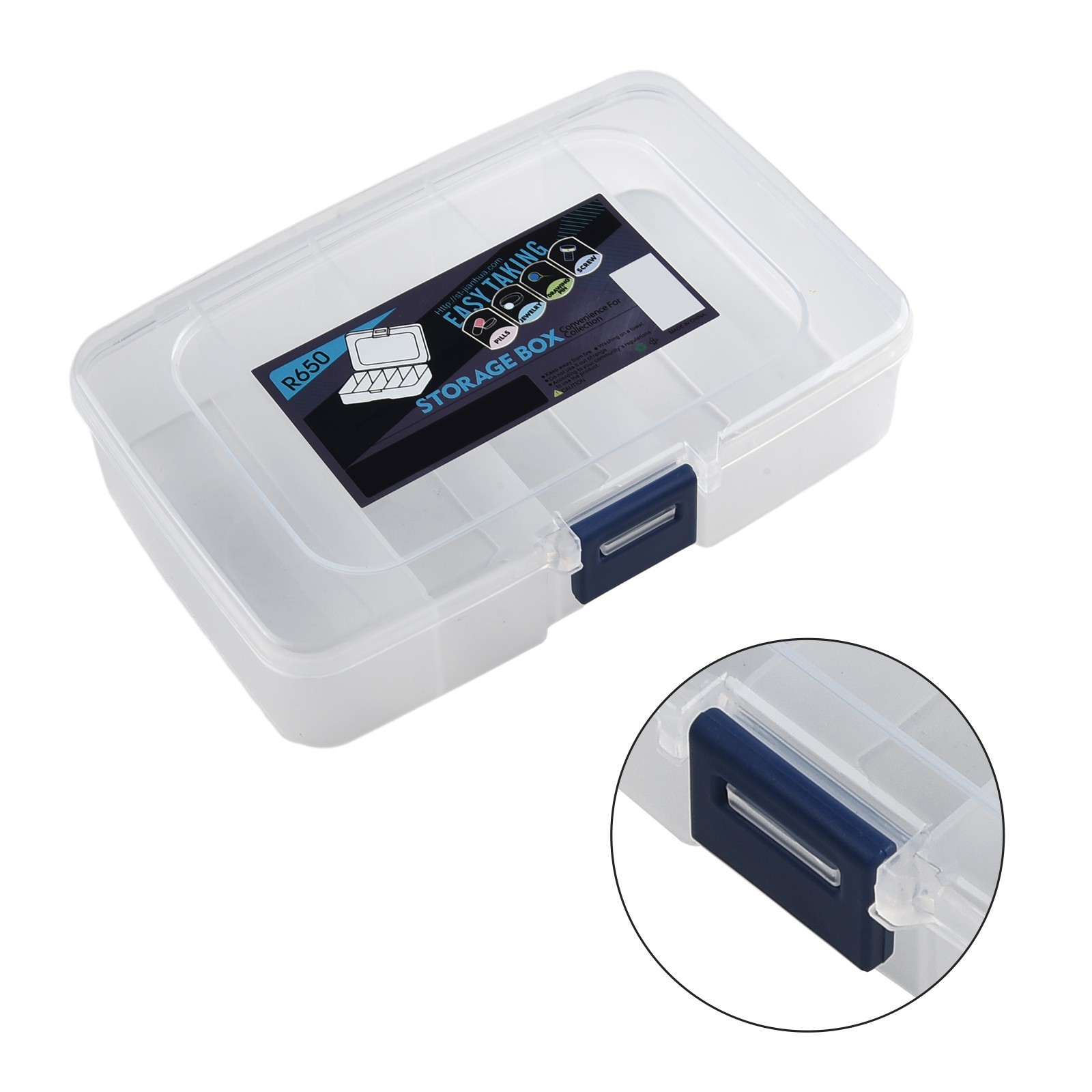 Screws Box Box Craft Organizer Plastic Small Part Container Translucent