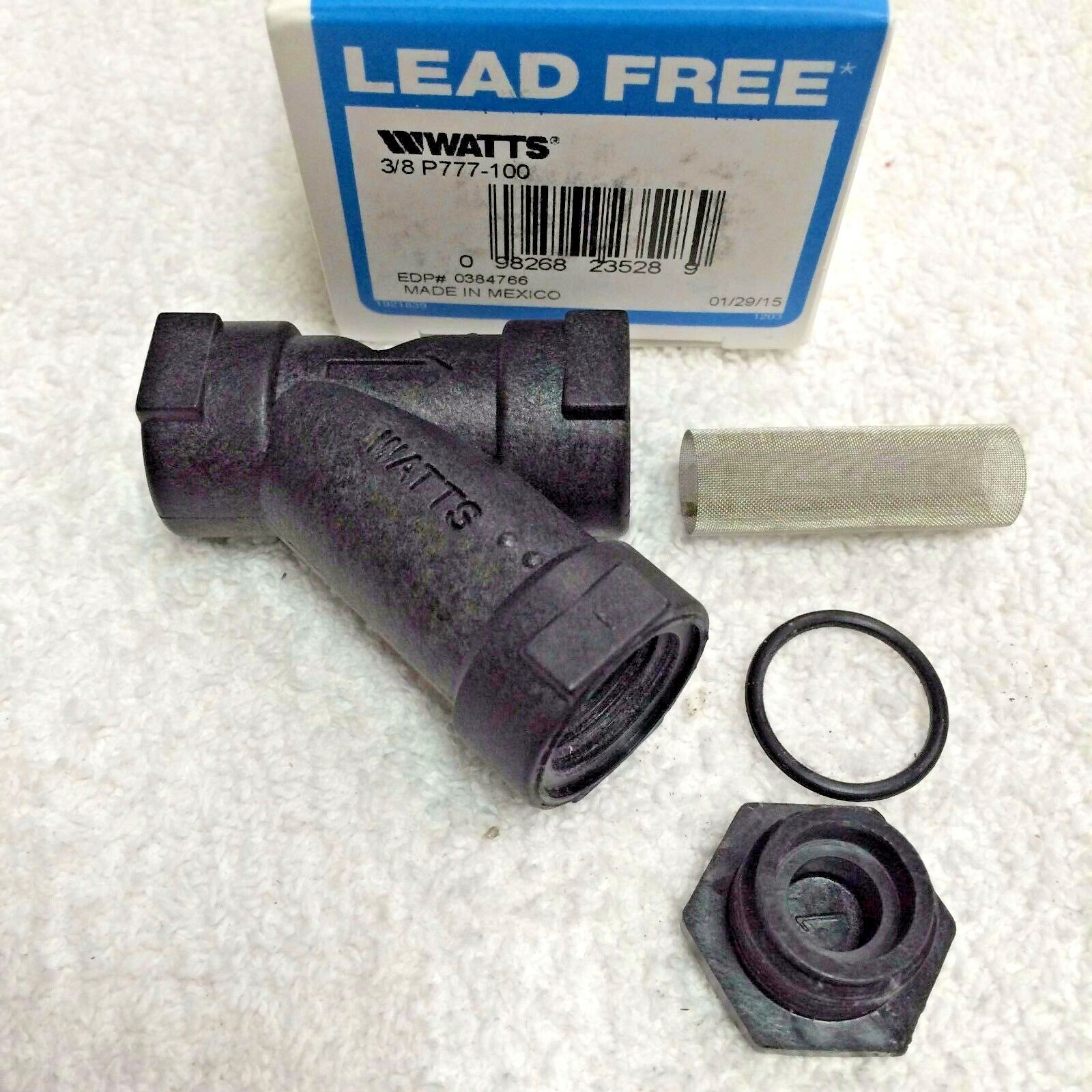 WATTS, Lead Free Filter & Strainer, "Y", 3/8 P777-100, APX# 0384766