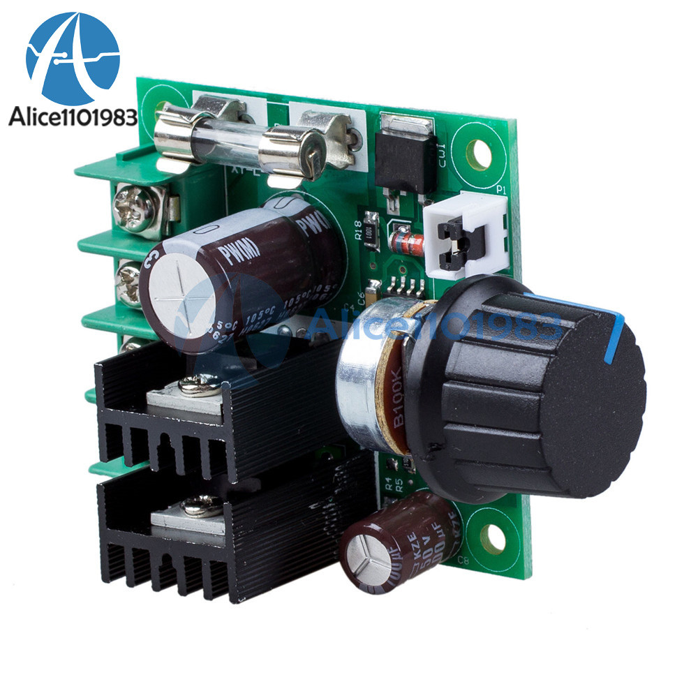 12V~40V 10A PWM DC Motor Speed Control Switch Controller Volt Regulator Dimmer