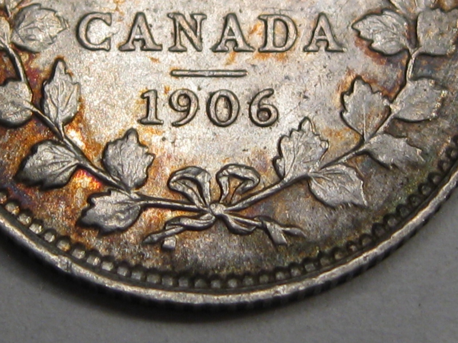 AU/UNC 1906 Five Cent 5¢ CANADA. #40